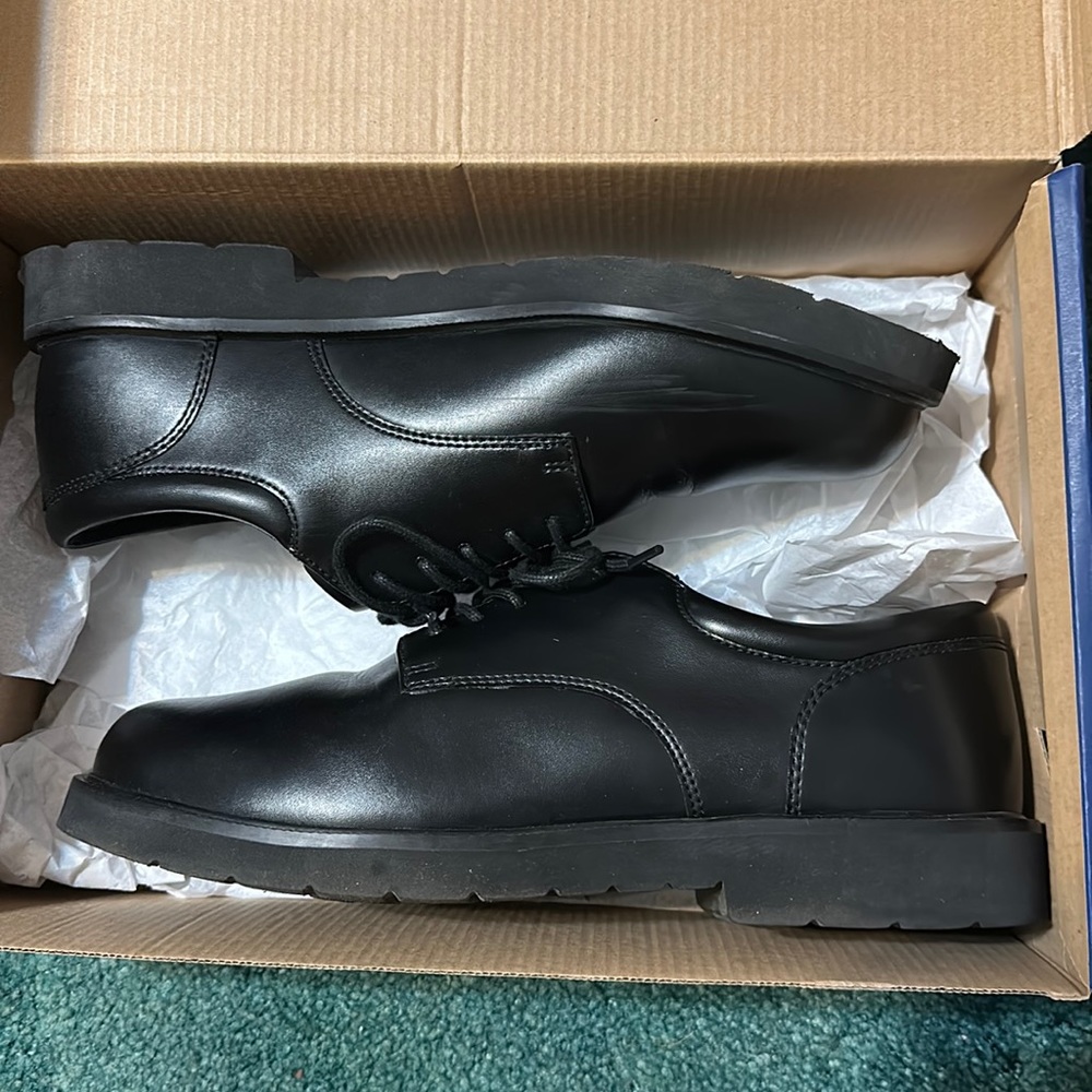 Bates high shine Oxford